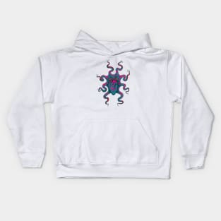 Psychedelic Octopus Kids Hoodie